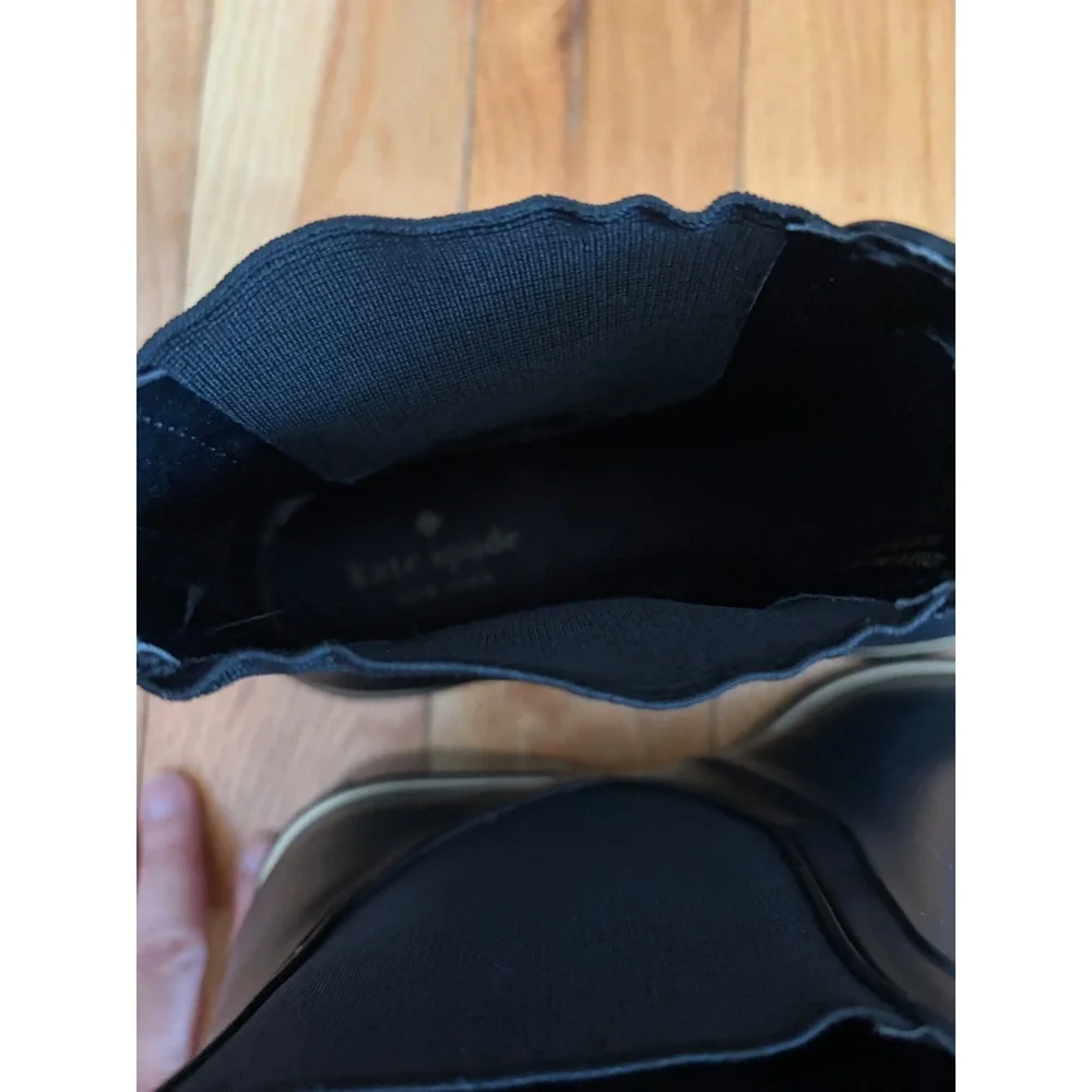 Kate Spade New York Sedgewick rain booties in black size 8/9